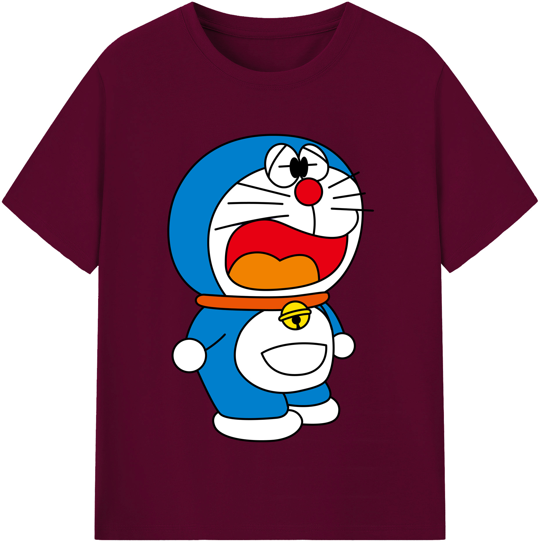 （画像用） ドラえもん Doraemon レディースカジュアルプリントTシャツ（綿100％）